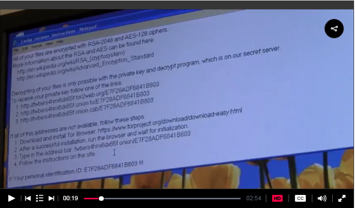Ransomware Video